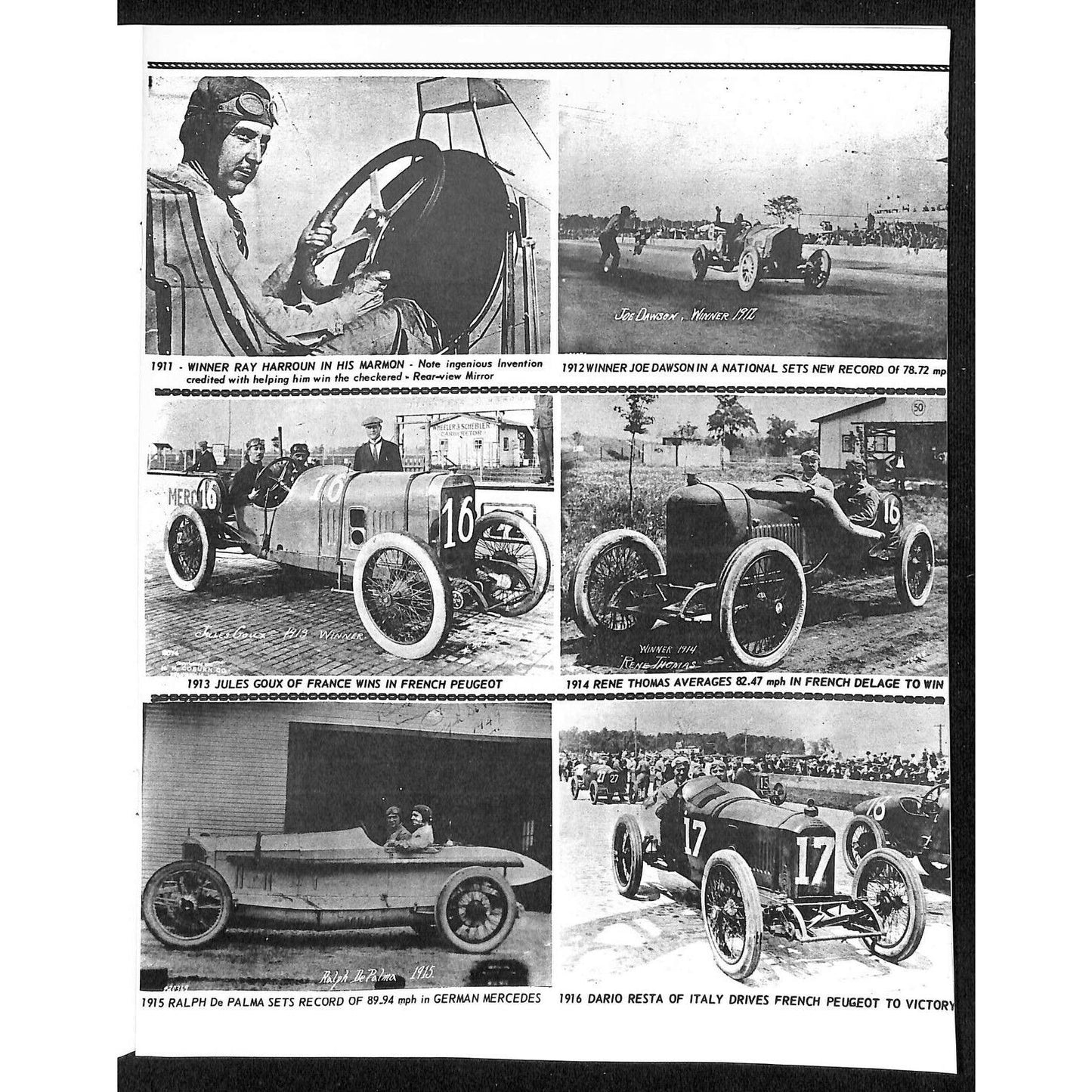 Scarce May 30 1966 CRA "Salute To Indianapolis" Auto Racing Program Ascot Park