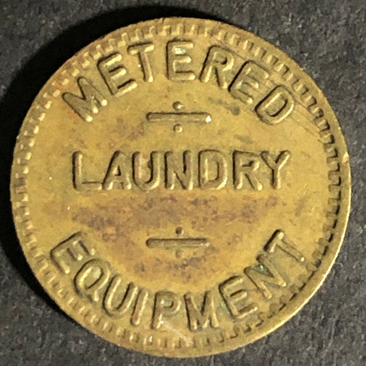 Metered Laundry Equipment - Coin-Meter Co. Brass Token 17.85mm