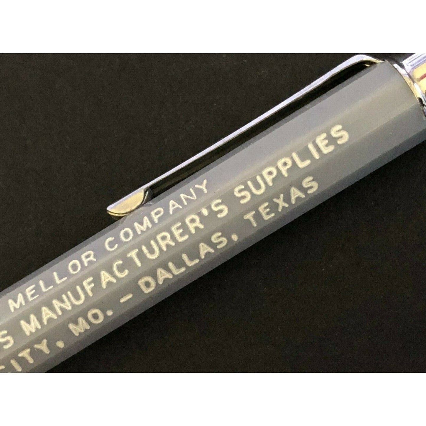 c1940's-50's "W. L. Mellor" Canvas Kansas City, KS Mechanical Advertising Pencil