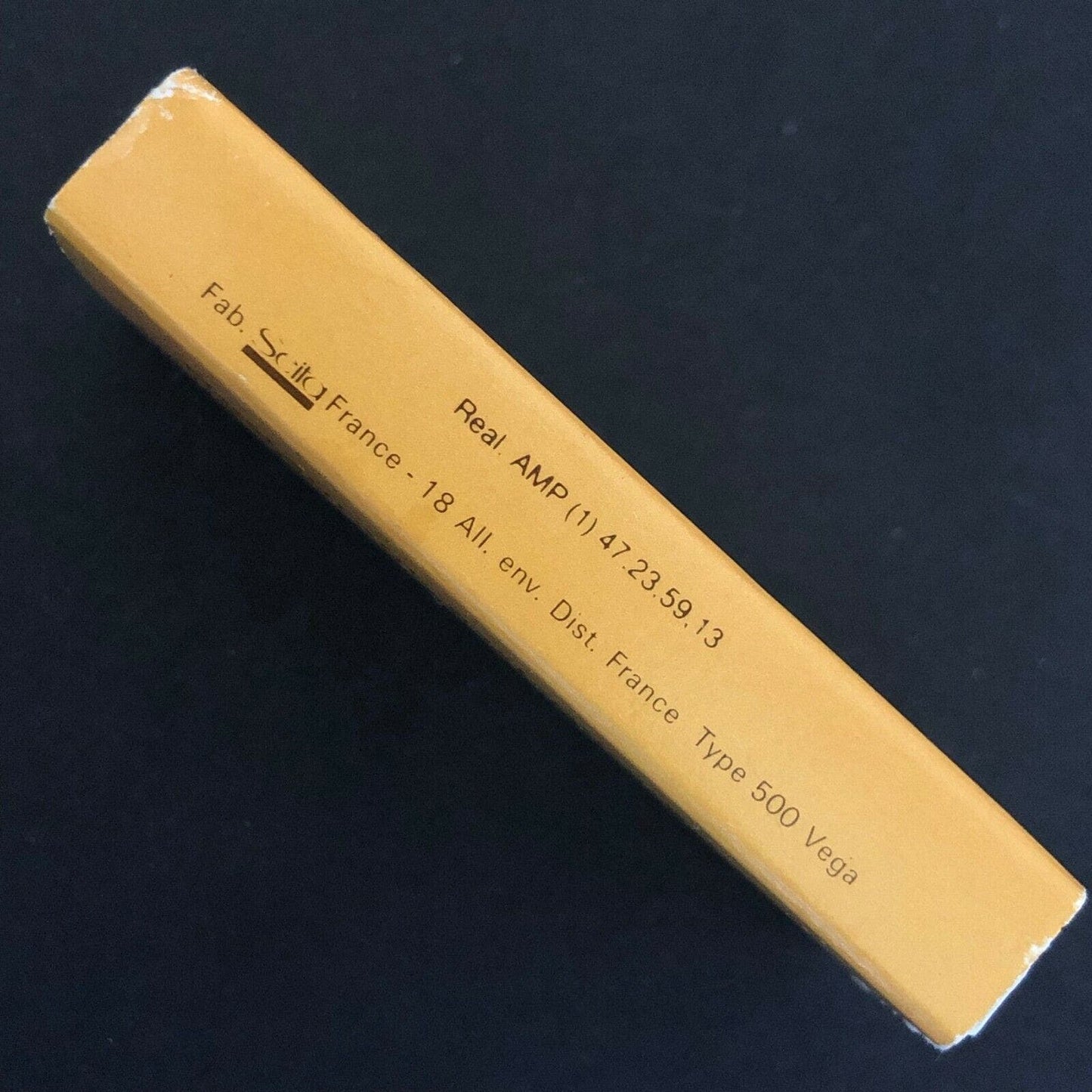 c1960's-70's Wooden Matchbox Matchbook - Hotel Auberge du Colombier France