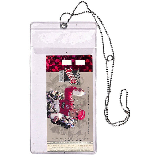 2003 Indy 500 Ticket Stub / Lanyard From The Ron Burton Estate