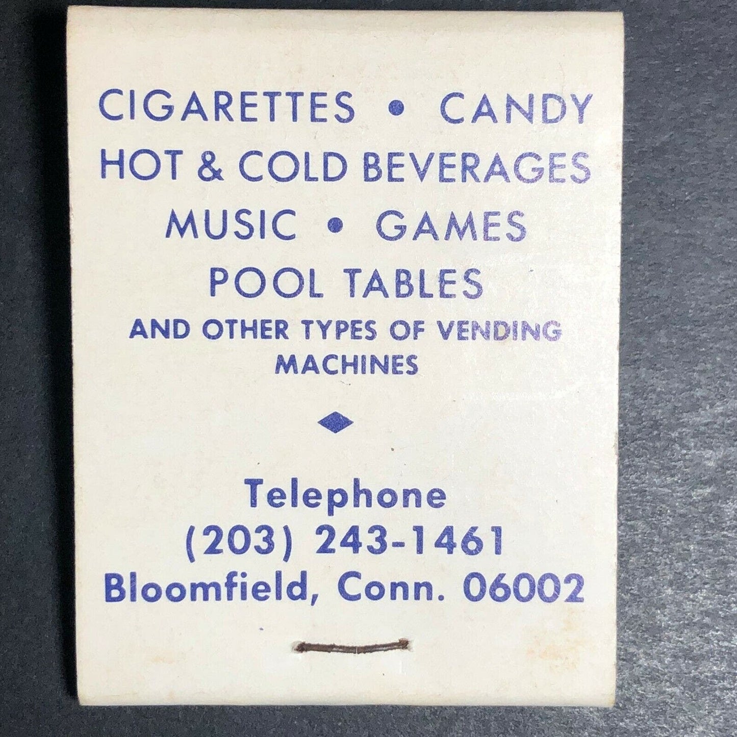 1970's-80's Full Matchbook SSSC "Self Service Sales Corporation" Bloomfield, CT