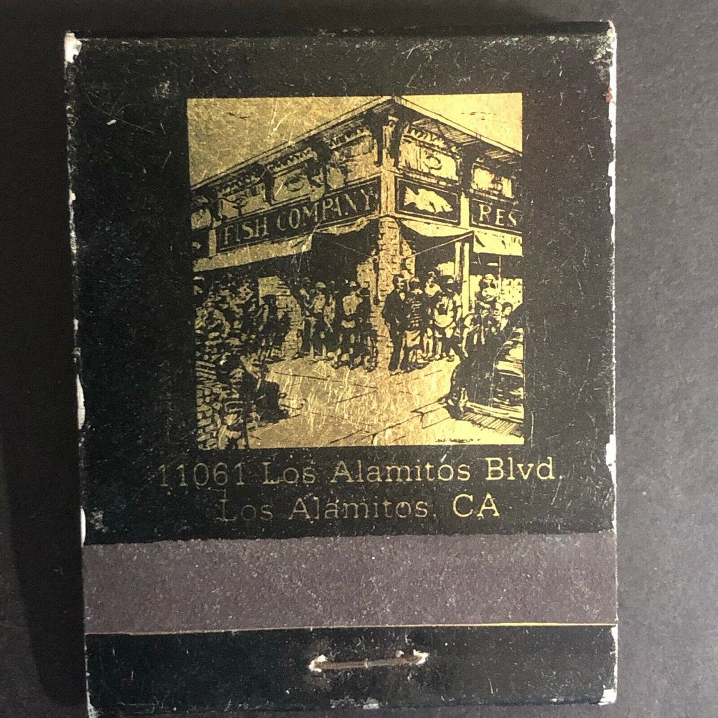Vintage c1980's Full Matchbook "Original Fish Company" Los Alamitos, CA