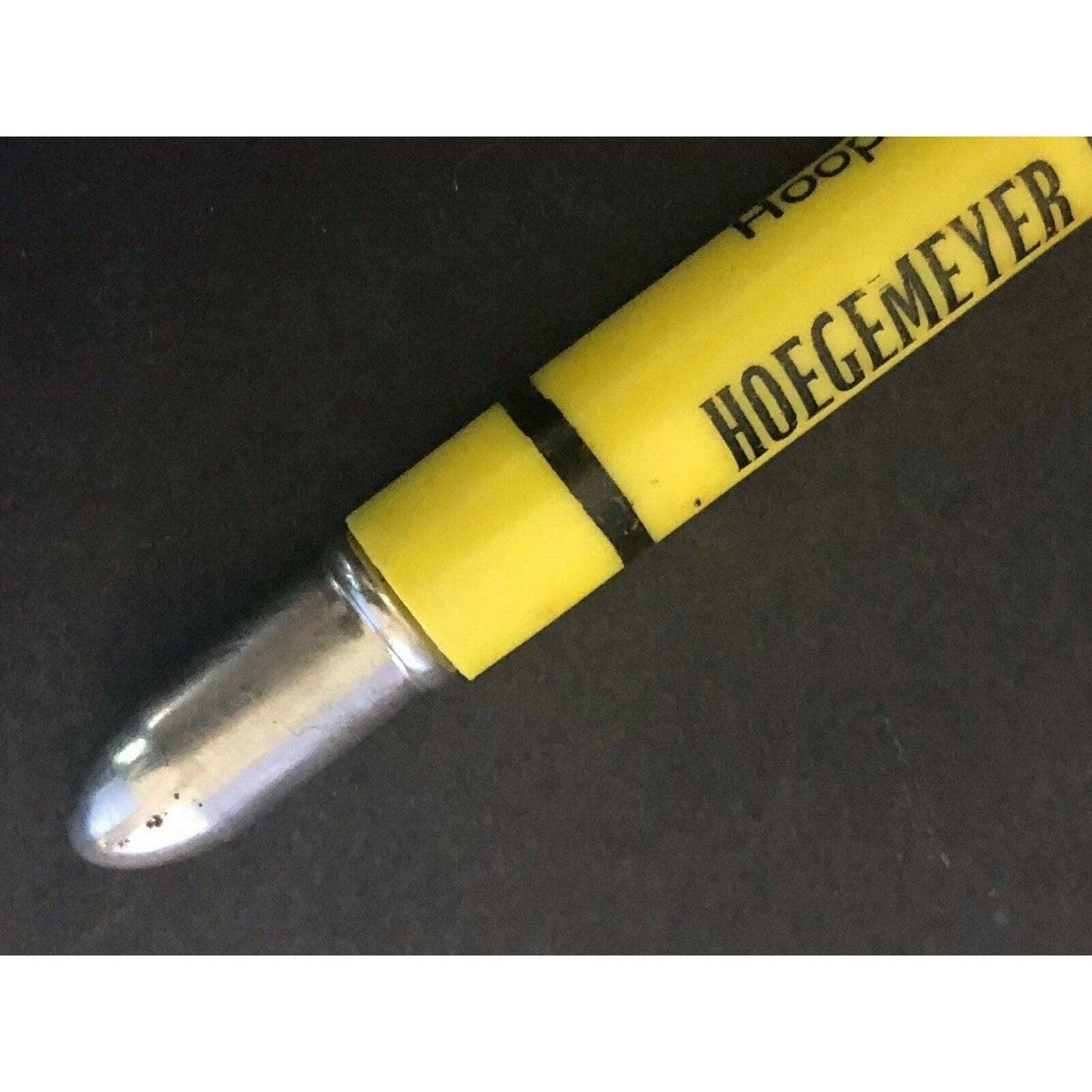 c1940's-50's Hoegemeyer Hybrids Feed Seed Hooper, NE Advertising Bullet Pencil