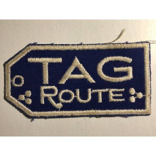 "Tag Route" Tennessee, Alabama Georgia RR Vintage Embr. Patch - c1960's-70's