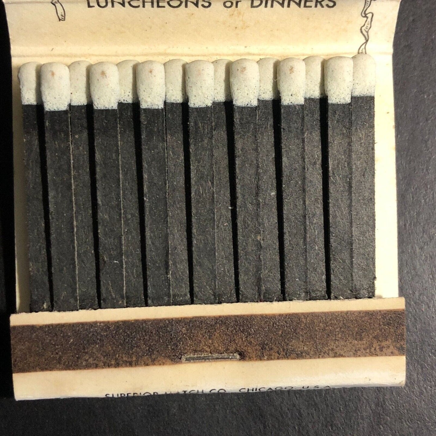 Beverly Woods Restaurant Chicago Full Matchbook c1955-60's VGC Scarce