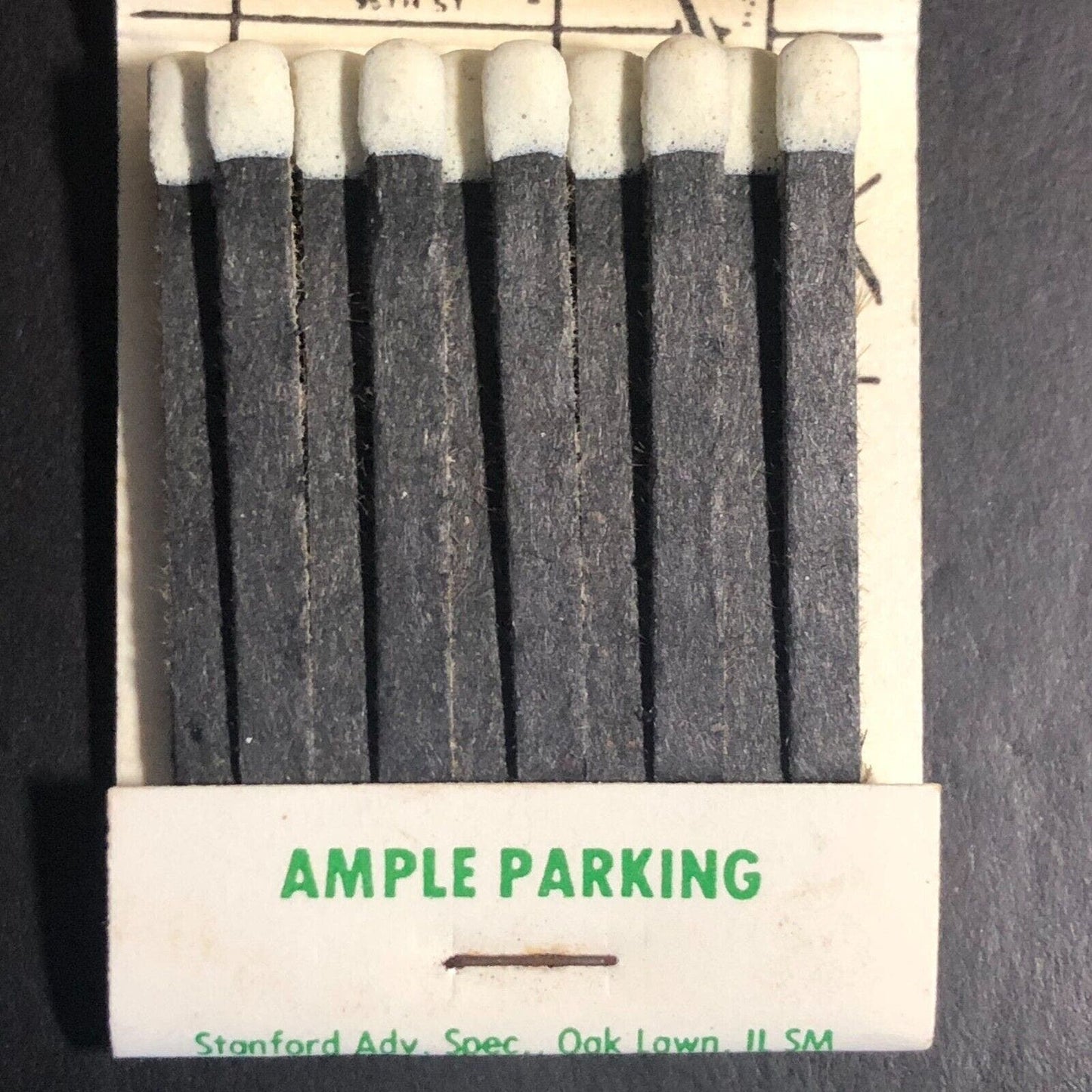 Killarney Castle Inn Restaurant Palos Hills, IL Full Matchbook c1974-84