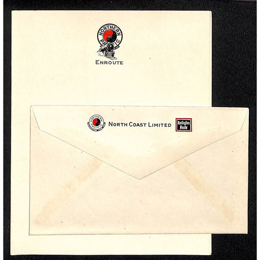 Northern Pacific Railway Yellowstone Line Enroute Stationary Set - NOS