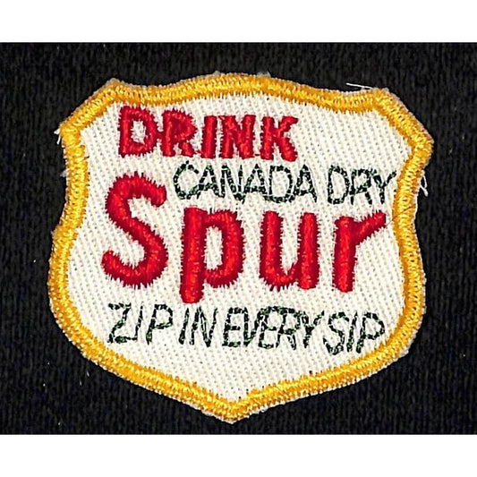 Canada Dry Spur Cola (1948-79) Embroidered Soda Patch VGC Scarce