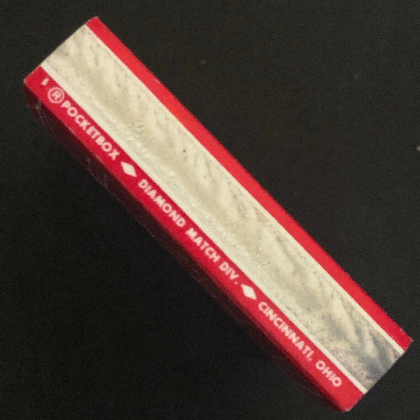 c1970's-80's Wooden Matchbox Matchbook "Celestial Restaurant - Atop Mt. Adams"