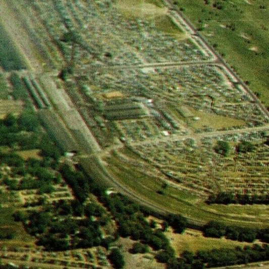 Indy 500 RPPC Postcard 1950 "Aerial View 500 Mile Speedway" Unposted VGC