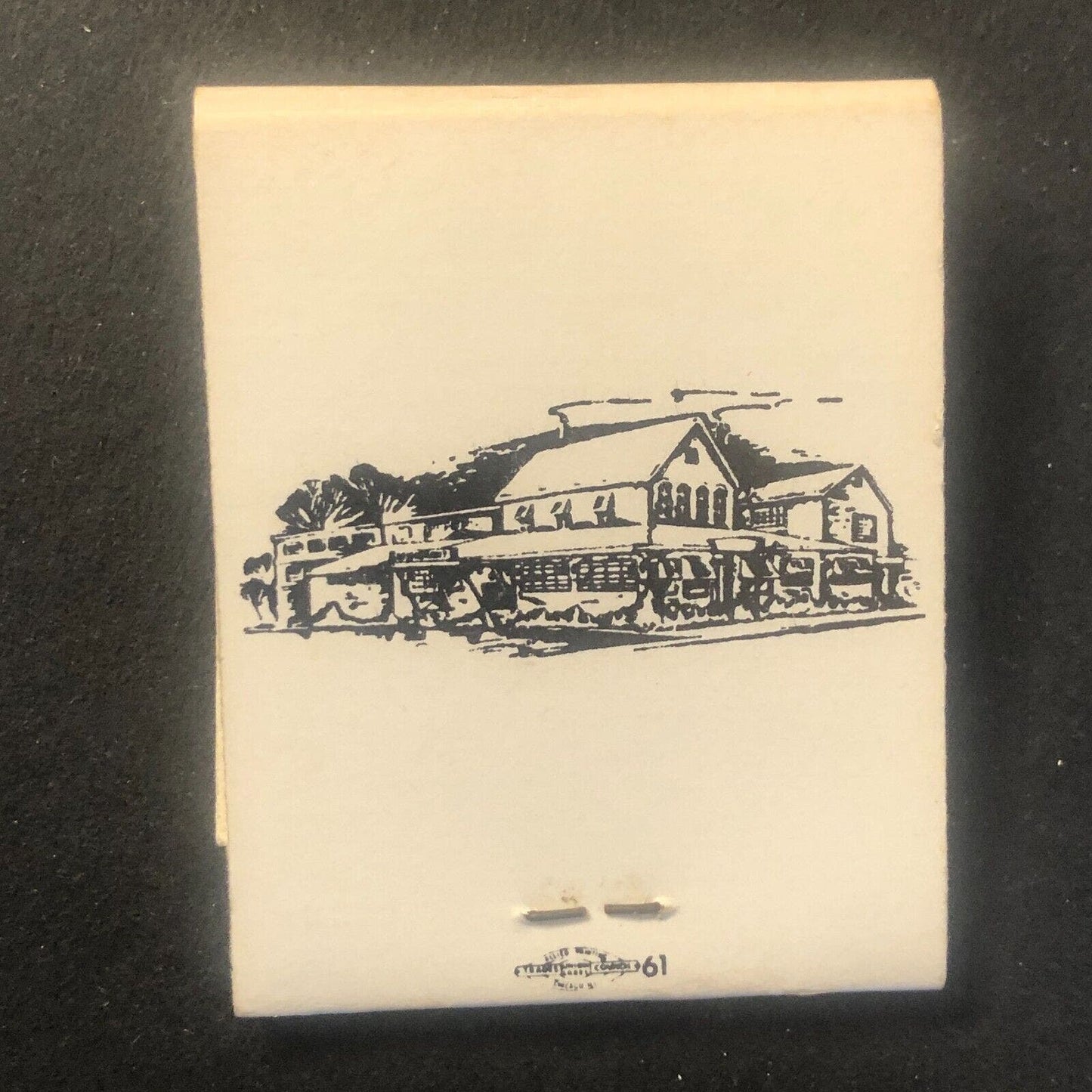 Ed Roberts Restaurant Chicago Vintage Full Matchbook c1966-73 VGC