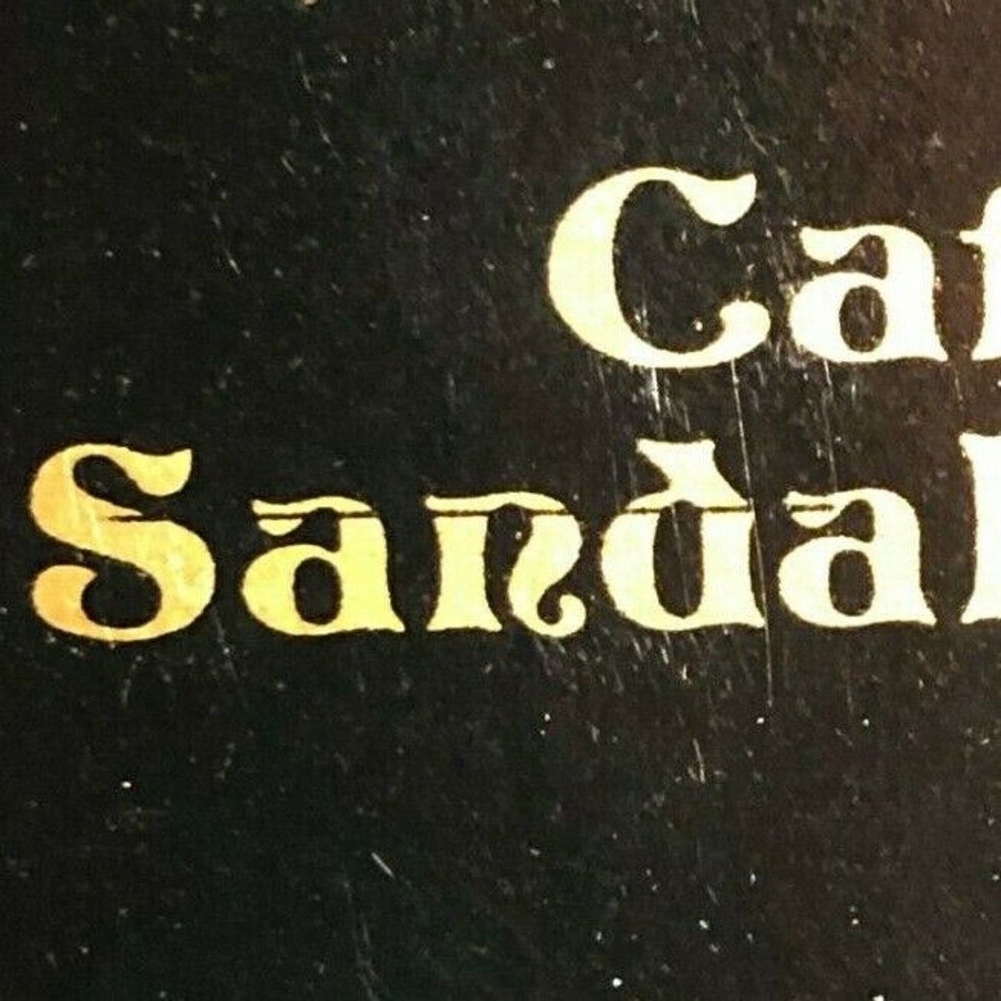 Vintage 1970's-80's Full Matchbook "Cafe Sandalwood"