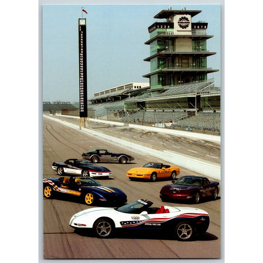 c2004 Indy 500 - Past Pace Cars - Motor Speedway NOS 4" x 5 3/4" Postcard