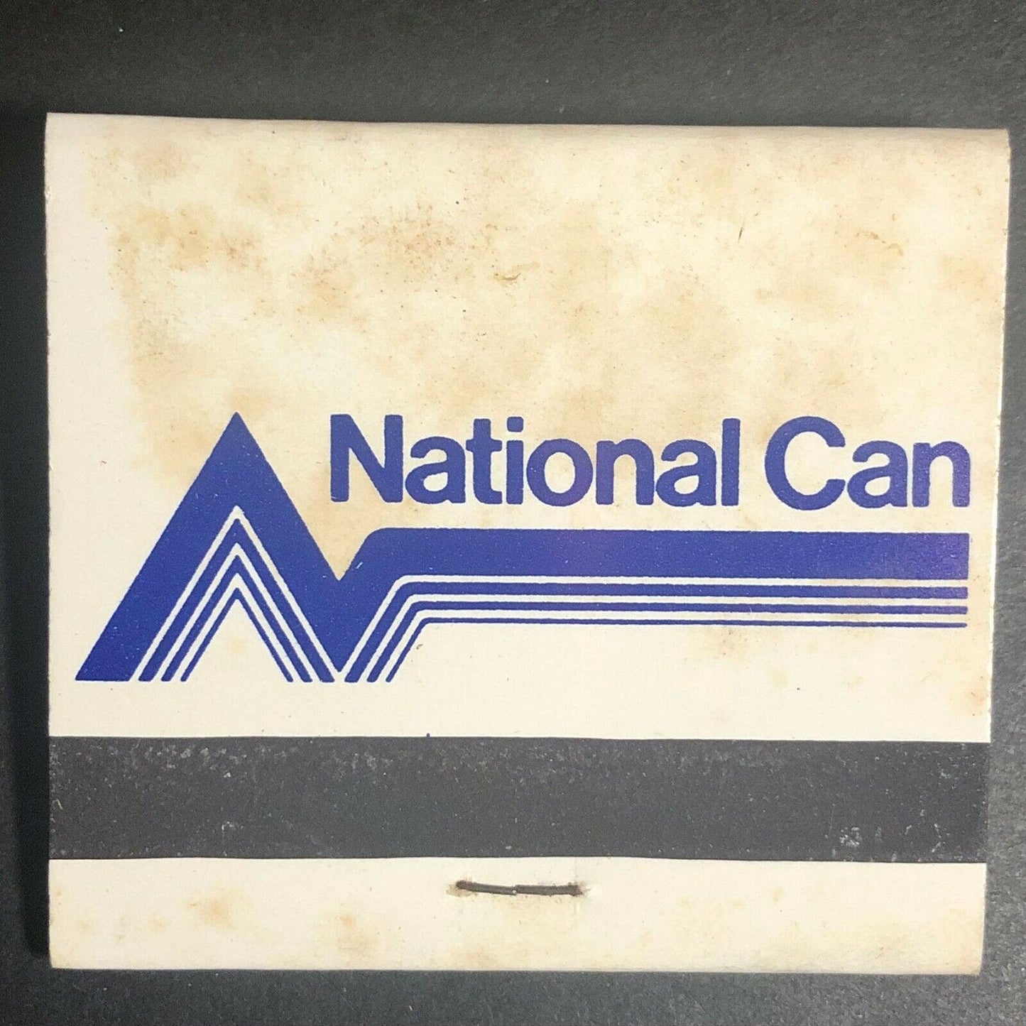Very Scarce 70's Full Matchbook "National Can"