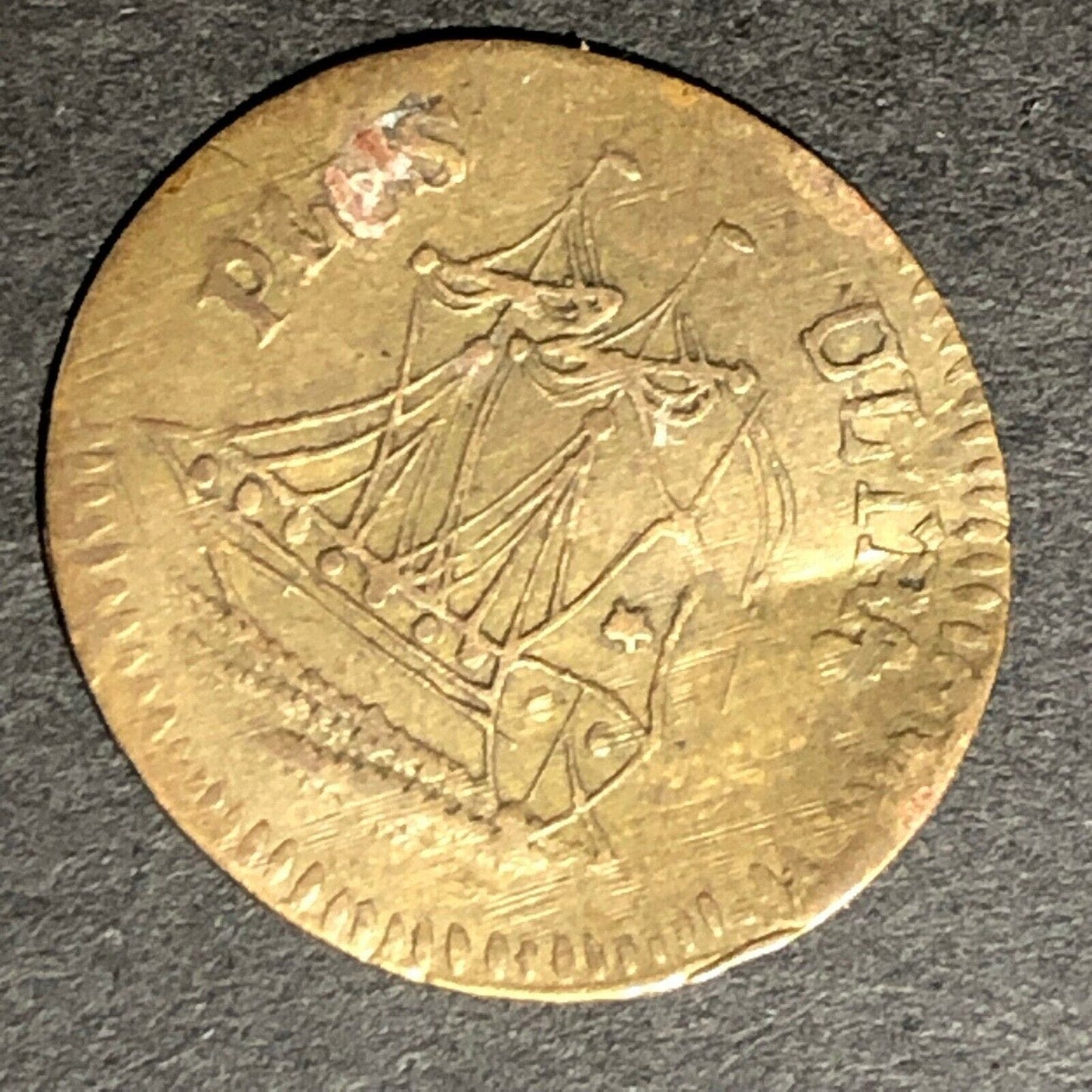 c1855-67 19.1mm Attrib. to Habelt - German Jeton / Counter / Token - Ben Fauver