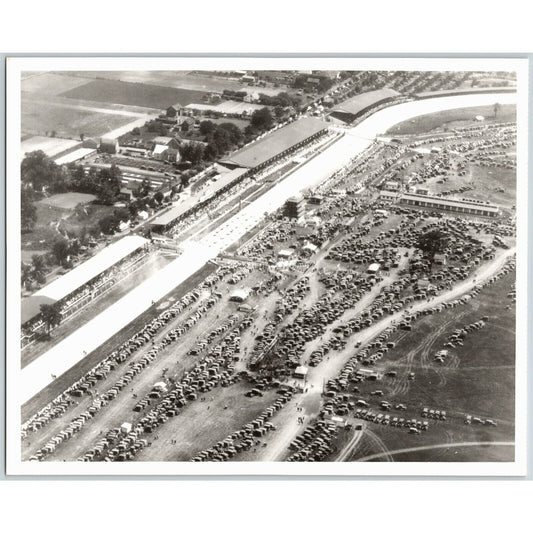 1922 Indy Start of Race Aerial View 8x10 Glossy B&W Repro on Kodak Paper