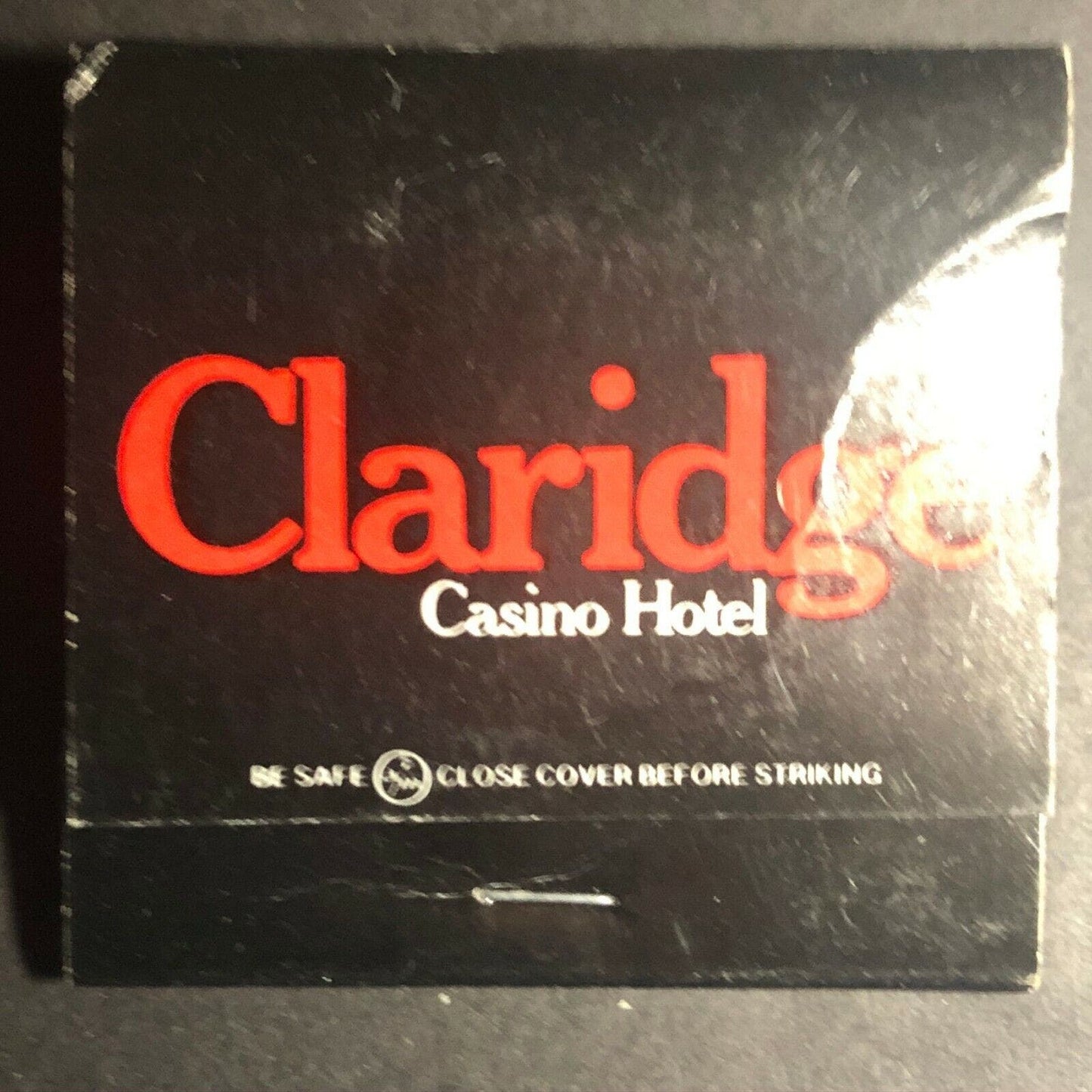 80's Full Matchbook "Claridge Casino Hotel" Atlantic City, NJ