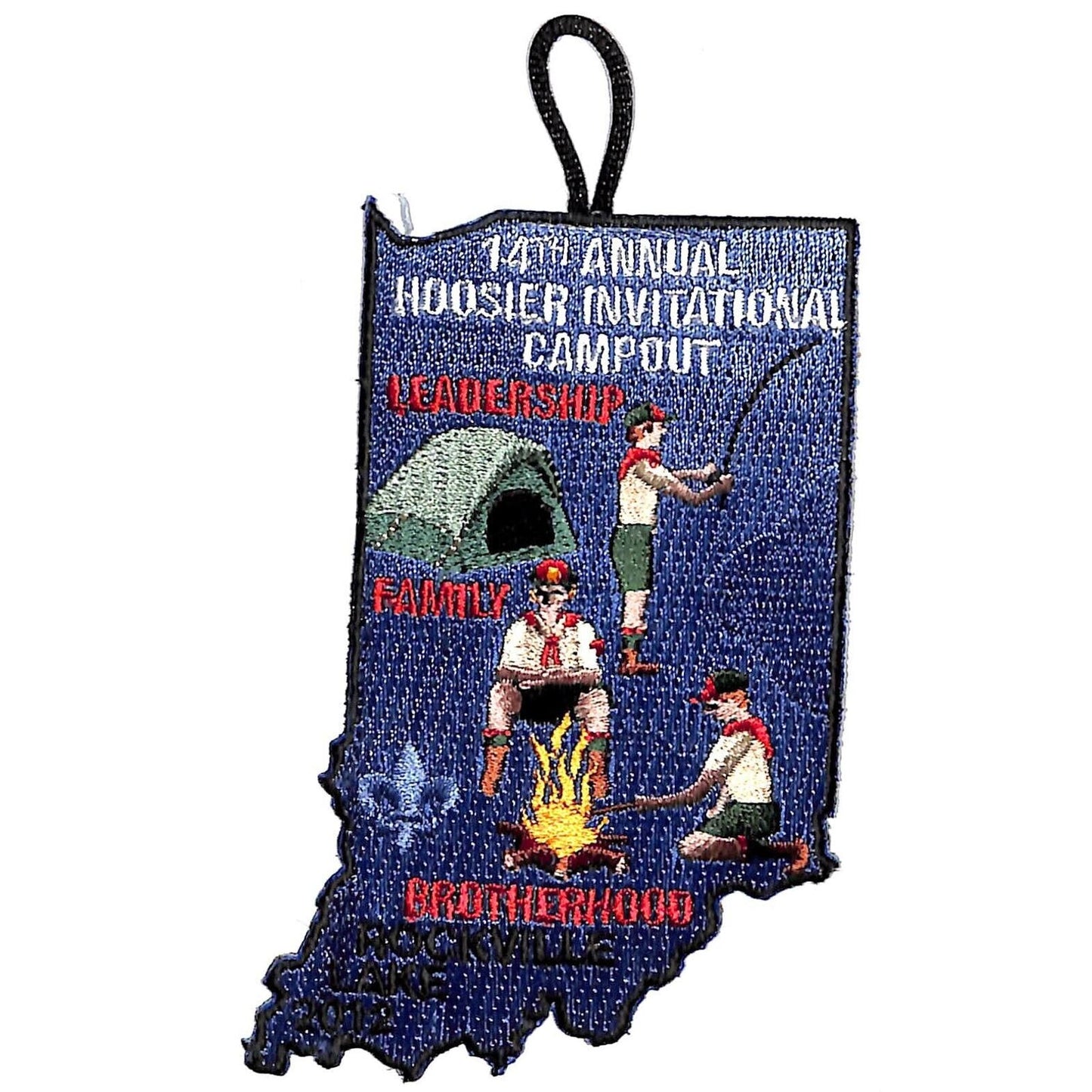 BSA Patch 14th Annual Hoosier Invitational Campout Rockville Lake 2012 Boy Scout