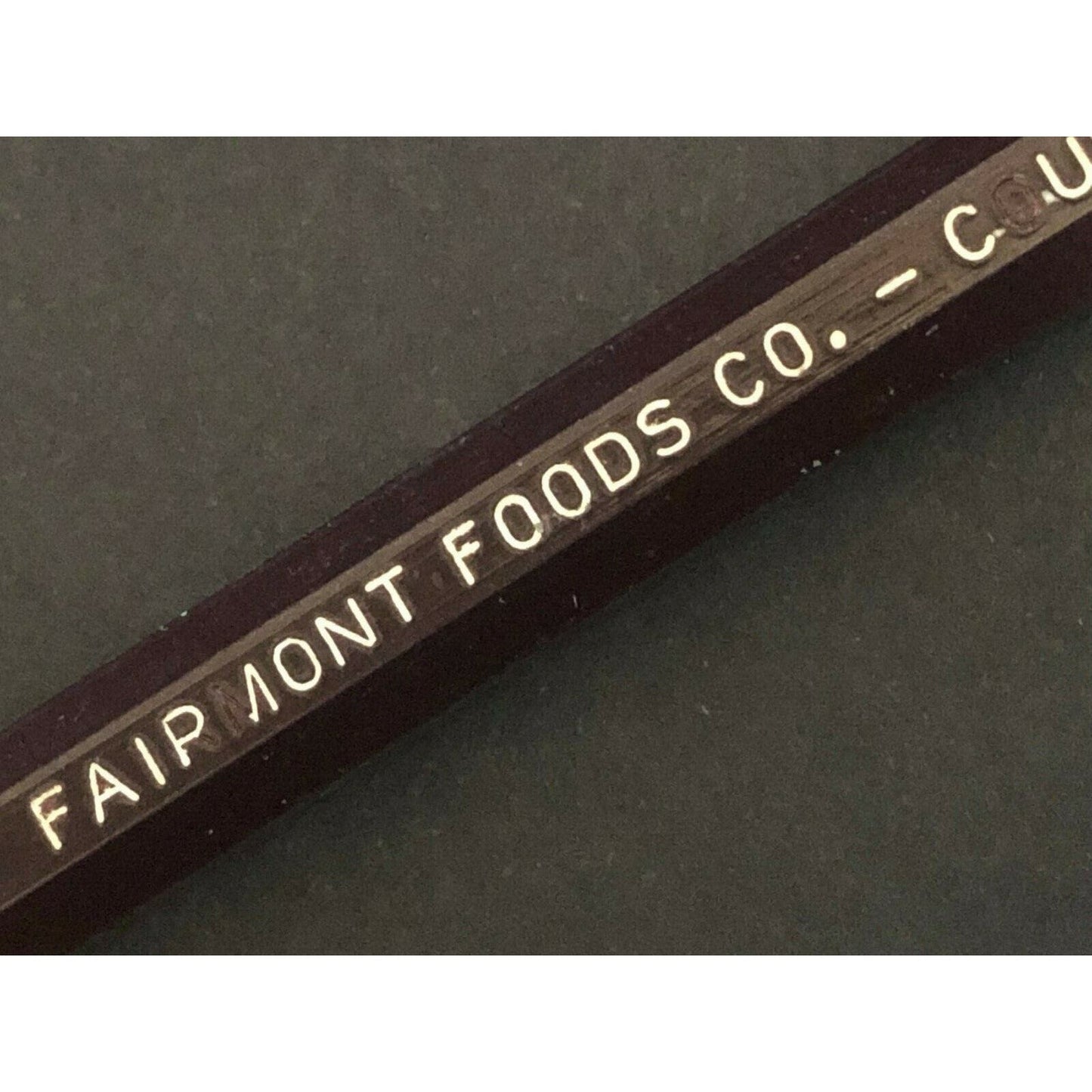 c1940's-50's Fairmont Foods Co. Council Grove, KS Mechanical Advertising Pencil
