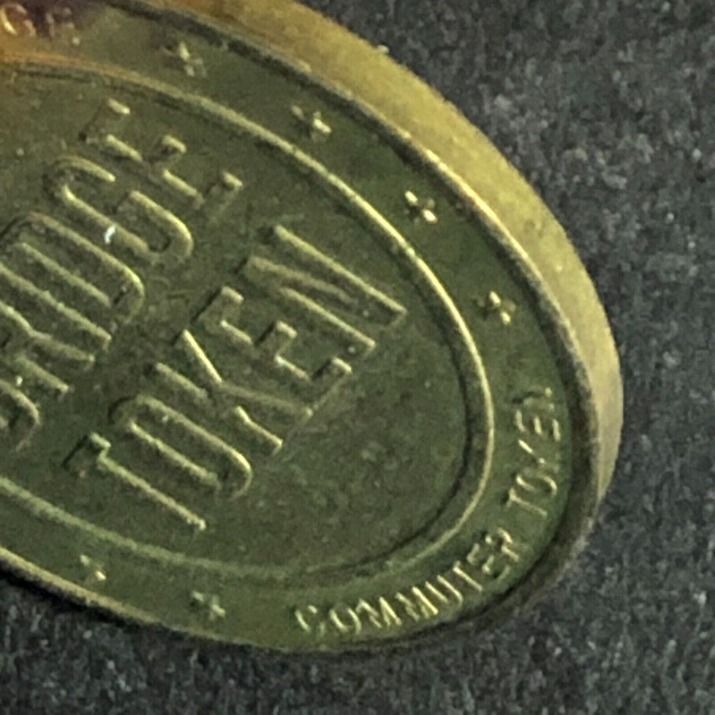 Delaware Joint Toll Bridge (PA. & NJ. ) Brass G/F One Passage Token 20mm