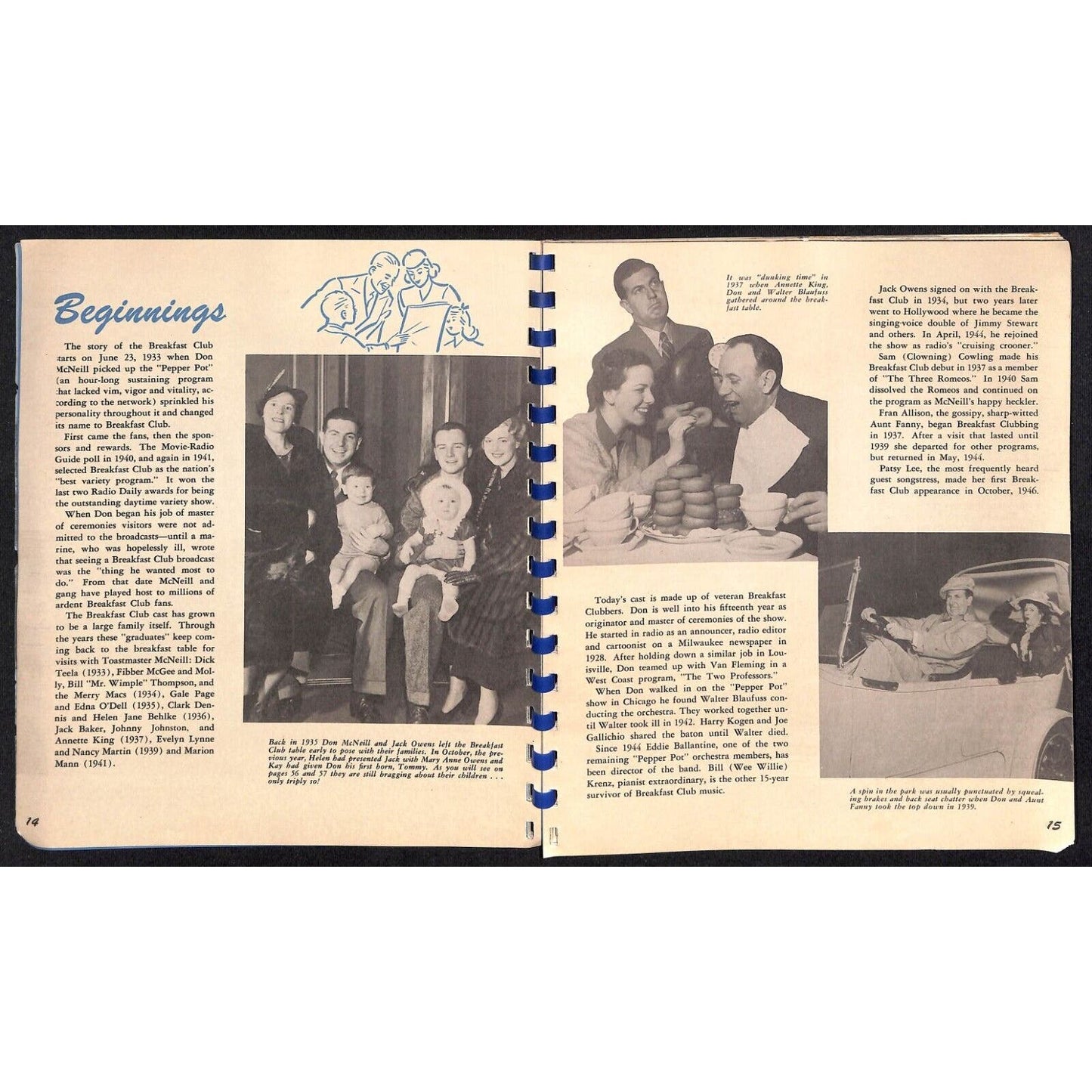 Don McNeil Breakfast Club 1947 Yearbook - (Morning Variety Radio Show)