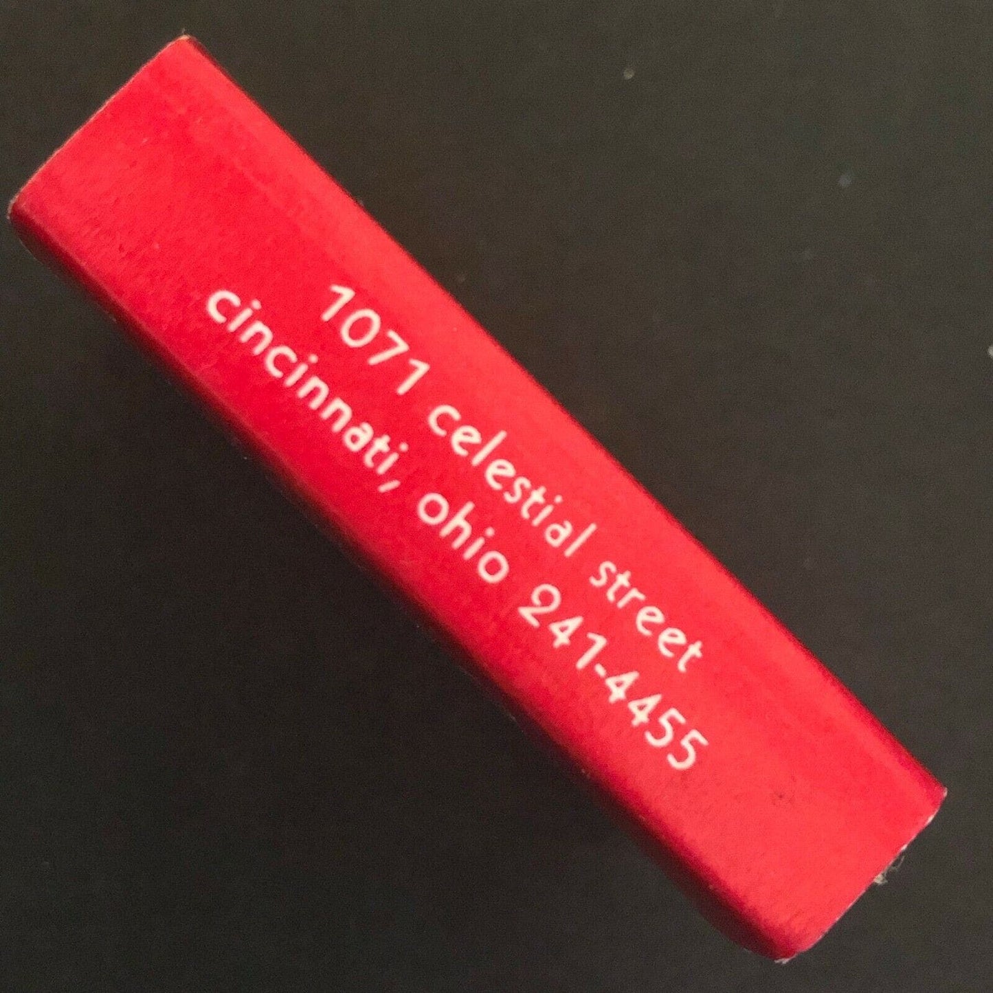 c1970's-80's Wooden Matchbox Matchbook "Celestial Restaurant - Atop Mt. Adams"