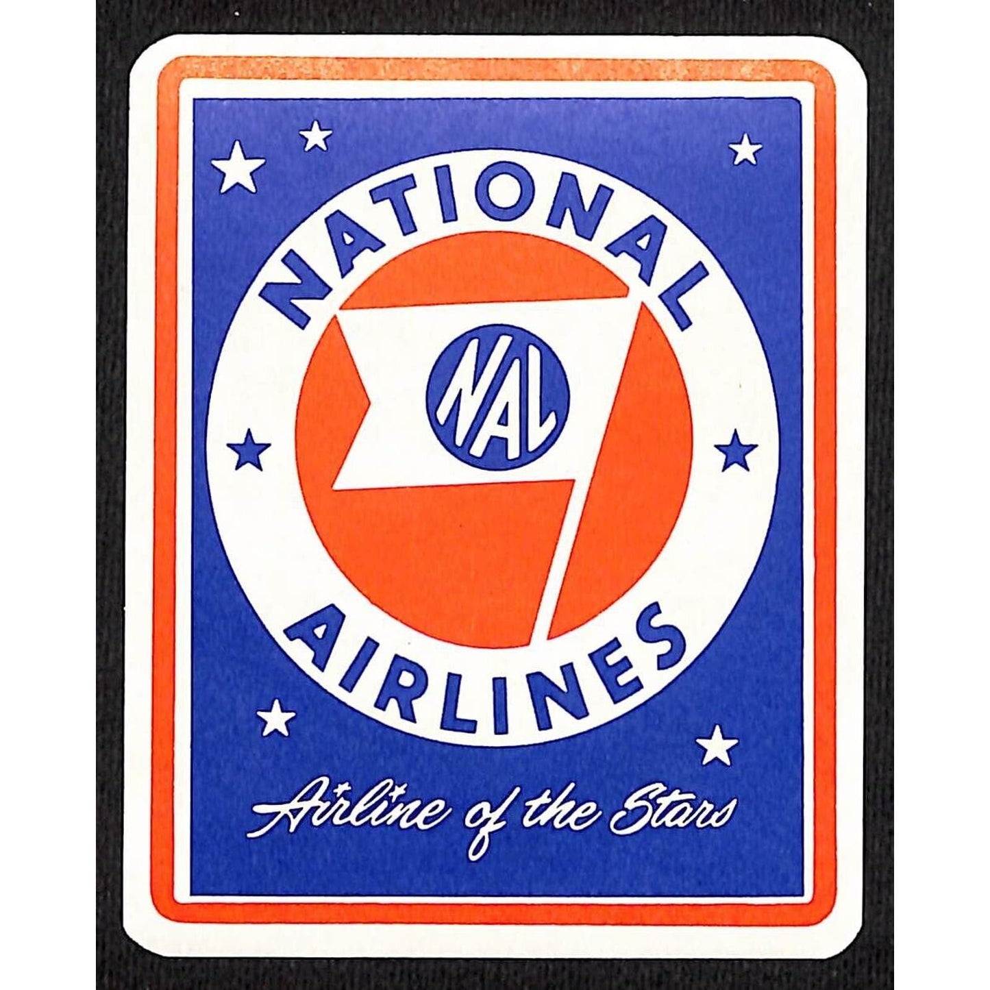 National Airlines NAL Wheaties Cereal Premium Airline Sticker c1955 VGC