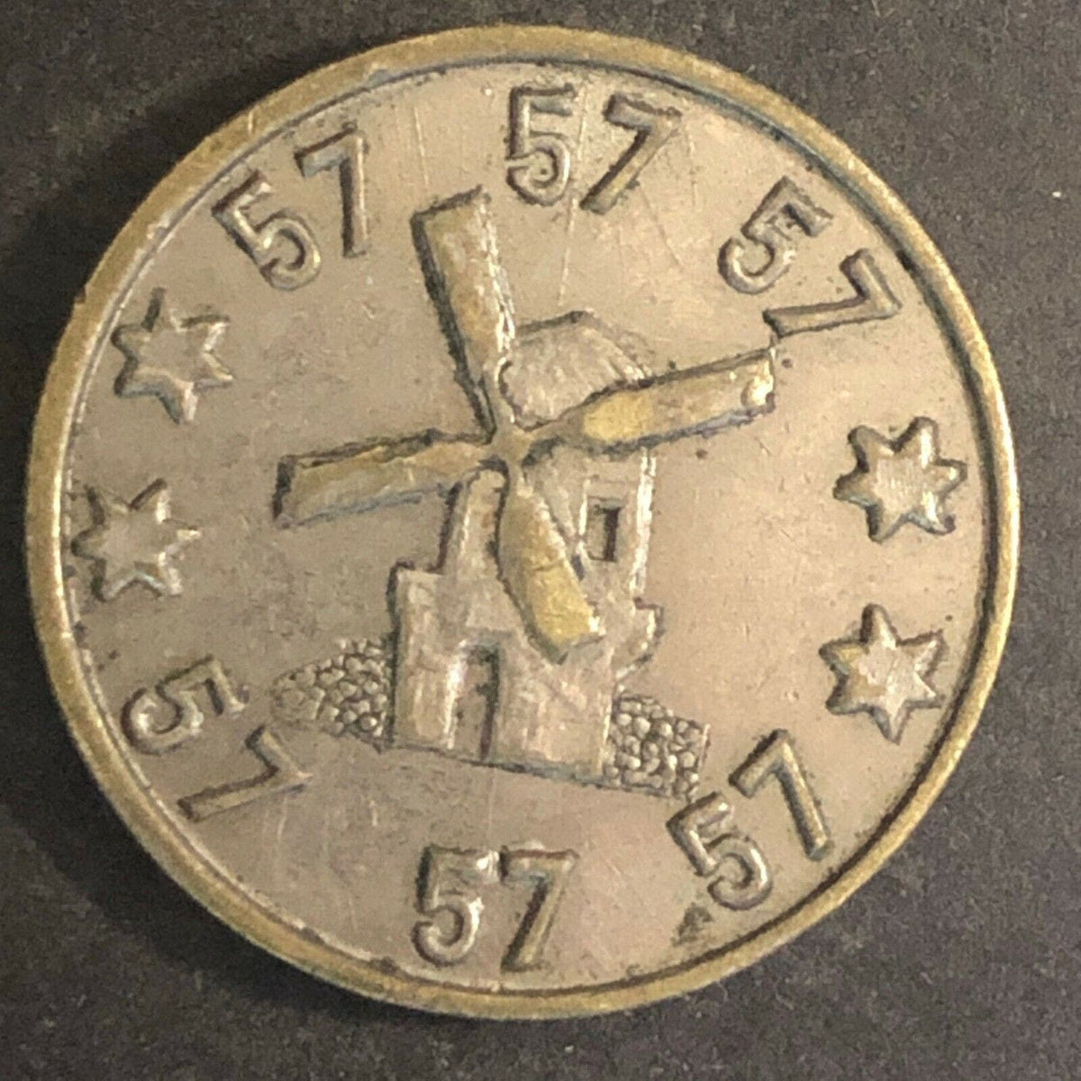 Vintage 21mm Brass 