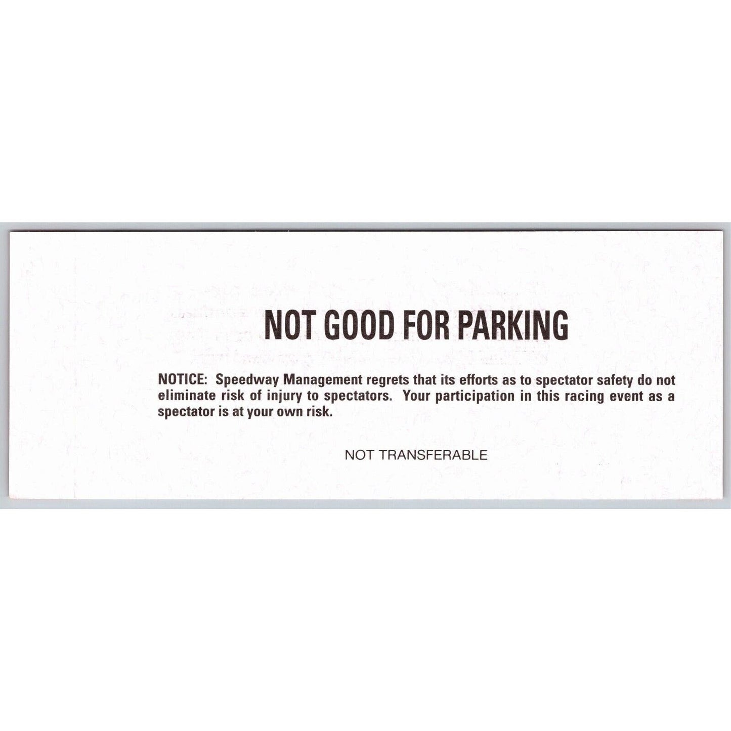 1999 Indy 500 Practice Day Tower Suites Unused Ticket IMS Indianapolis #63