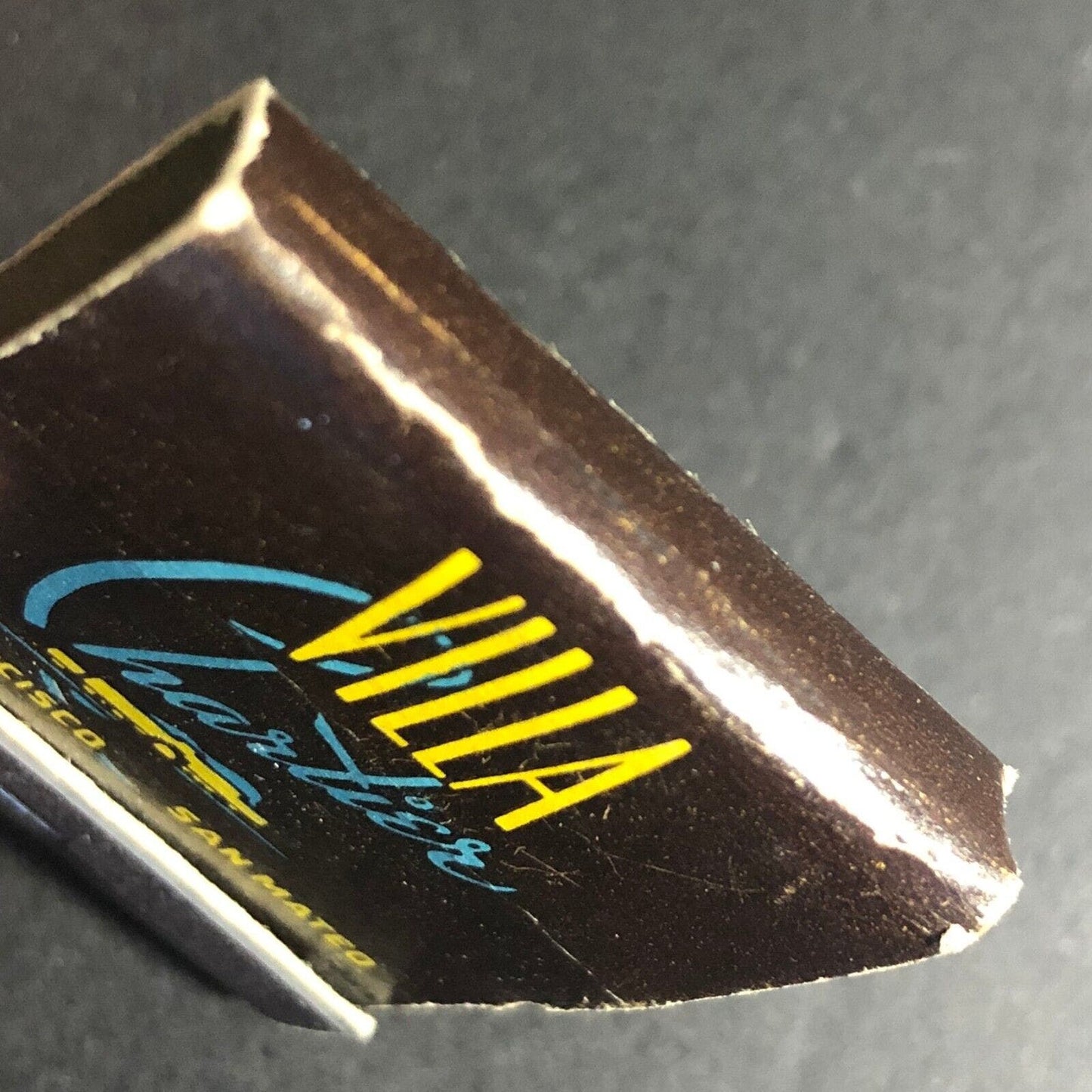 Villa Chartier San Francisco San Mateo Matchbook c1940's 20-Strike -1 VGC