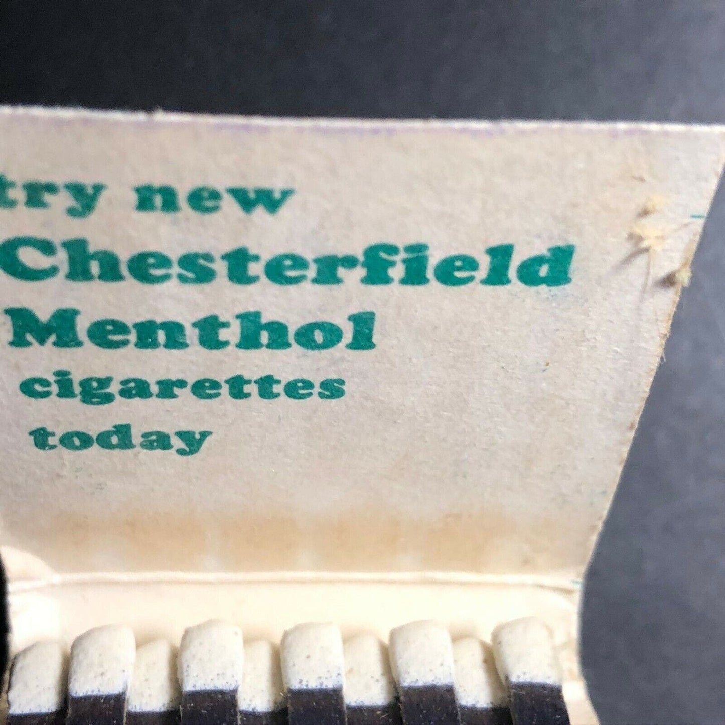 1970's Full Matchbook "Chesterfield Cigarettes"