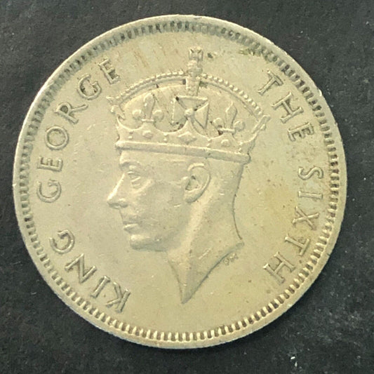 Malaya King George The Sixth 1950 20¢ Coin Brass 23.5mm Ungraded