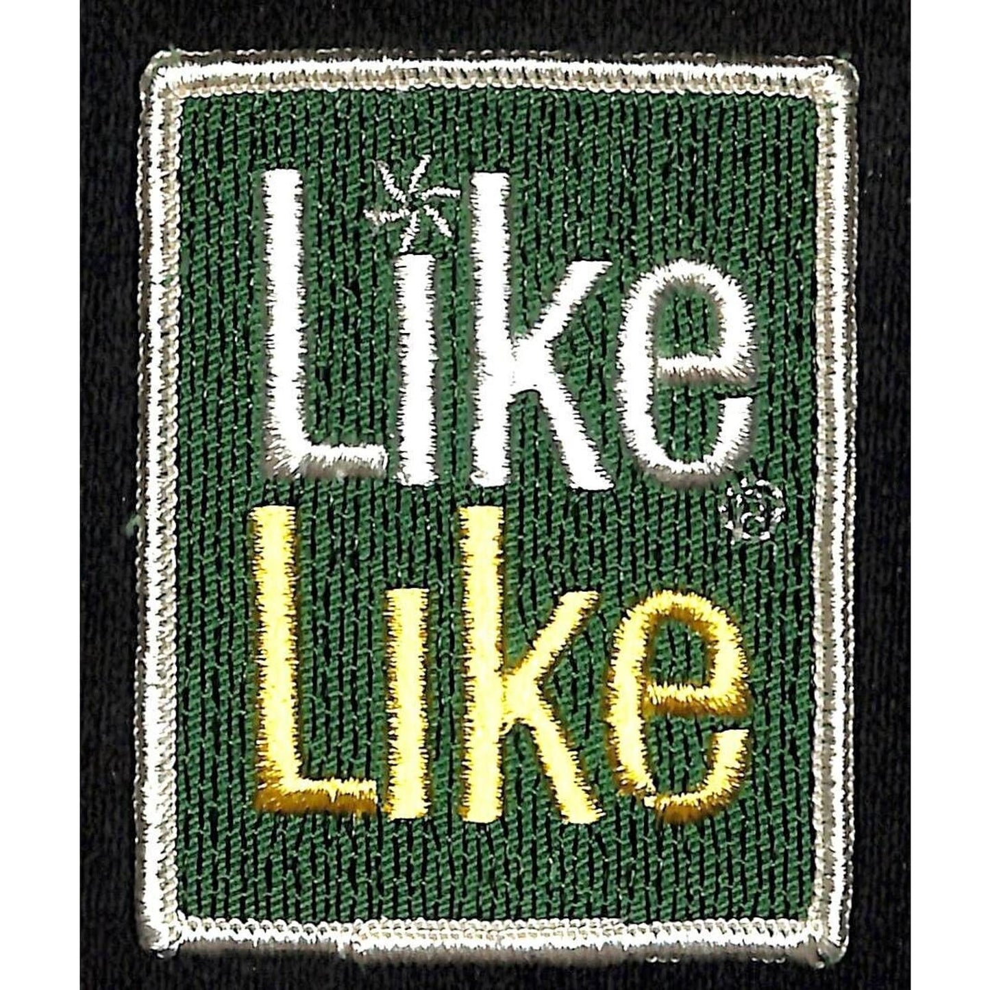 Like Like (Diet Lemon-Lime) Embroidered Soda Patch c1963-69 Scarce VGC