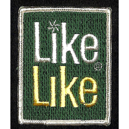 Like Like (Diet Lemon-Lime) Embroidered Soda Patch c1963-69 Scarce VGC