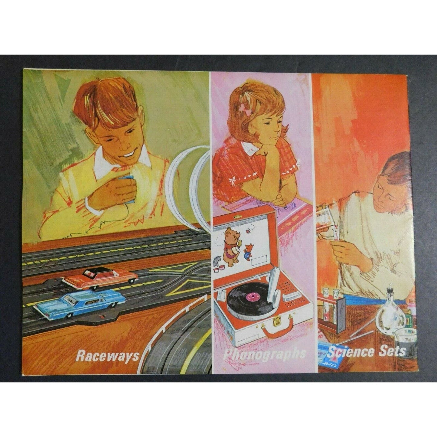 1966 Lionel Trains Raceways Phonographs Science Sets Catalog 39pgs VGC