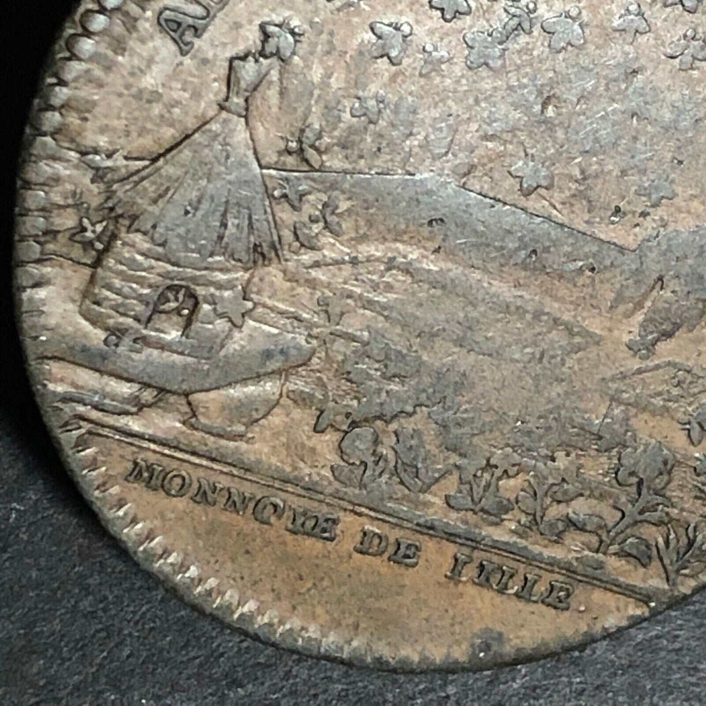 30.5mm Louis XIV Counter - Laboris Fructus Immunitas - Ben Fauver Coll.