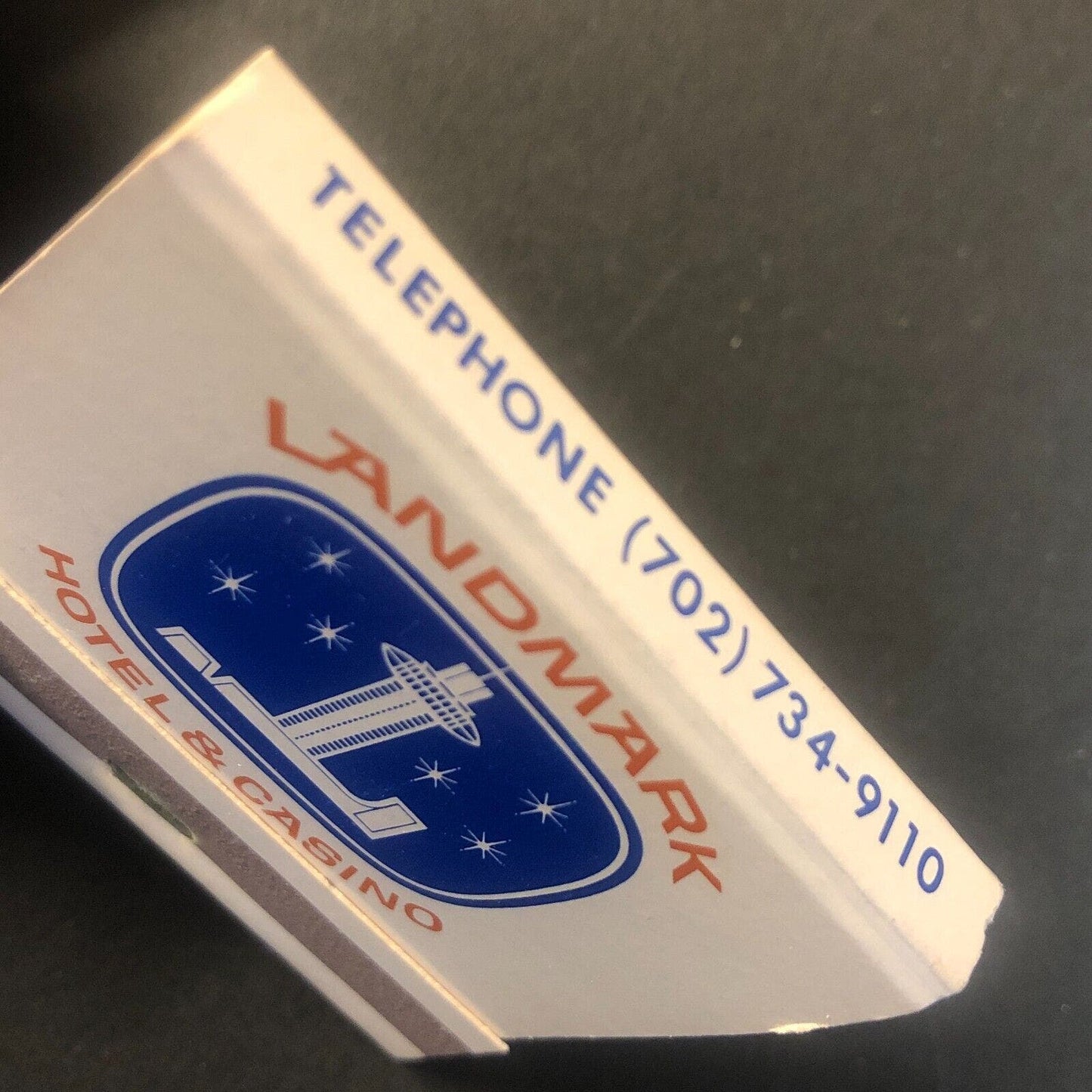 Landmark Hotel Casino Las Vegas Vintage Full Matchbook c1970 Scarce