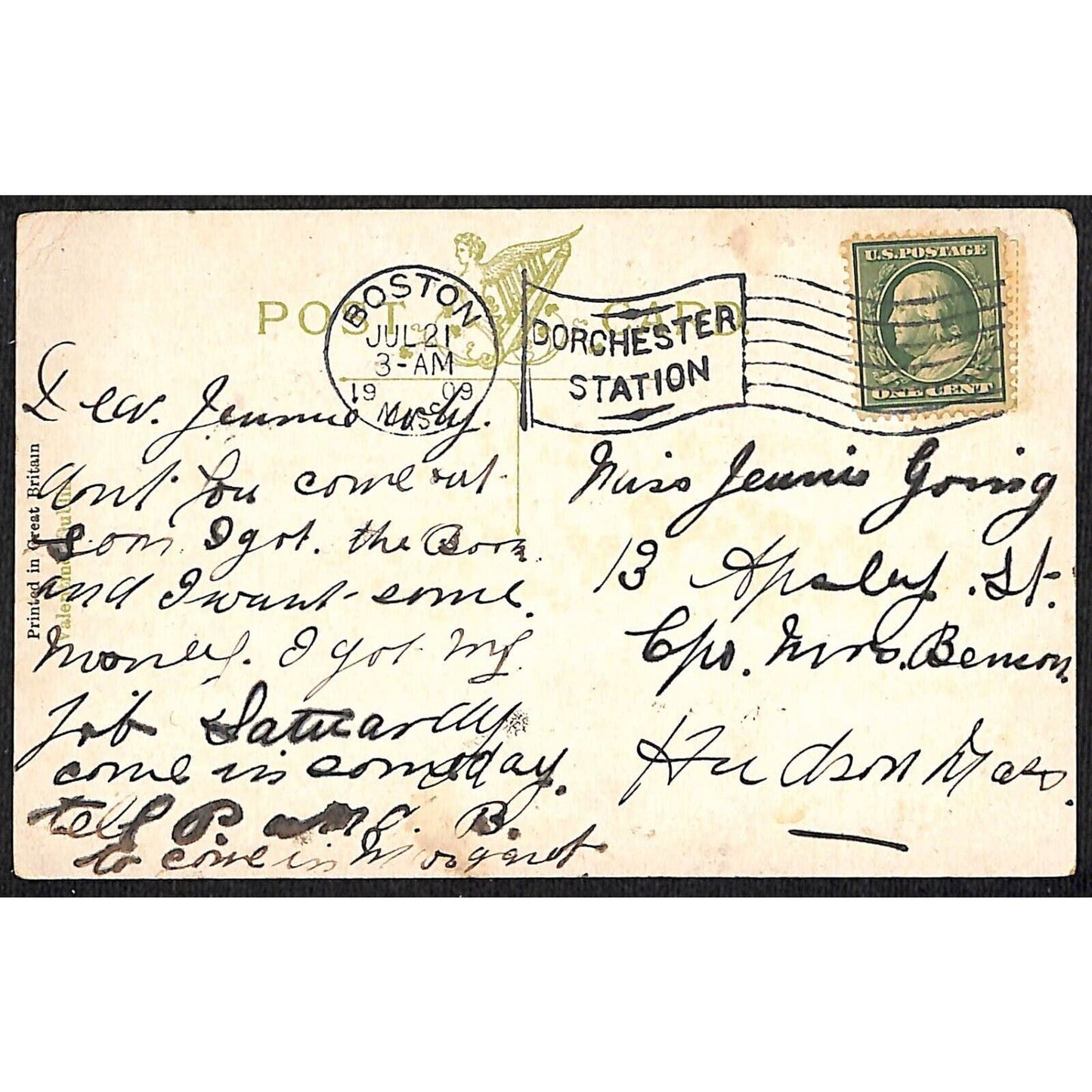 Ireland Postcard "St. Mary's Church, Killarney" PM 1909