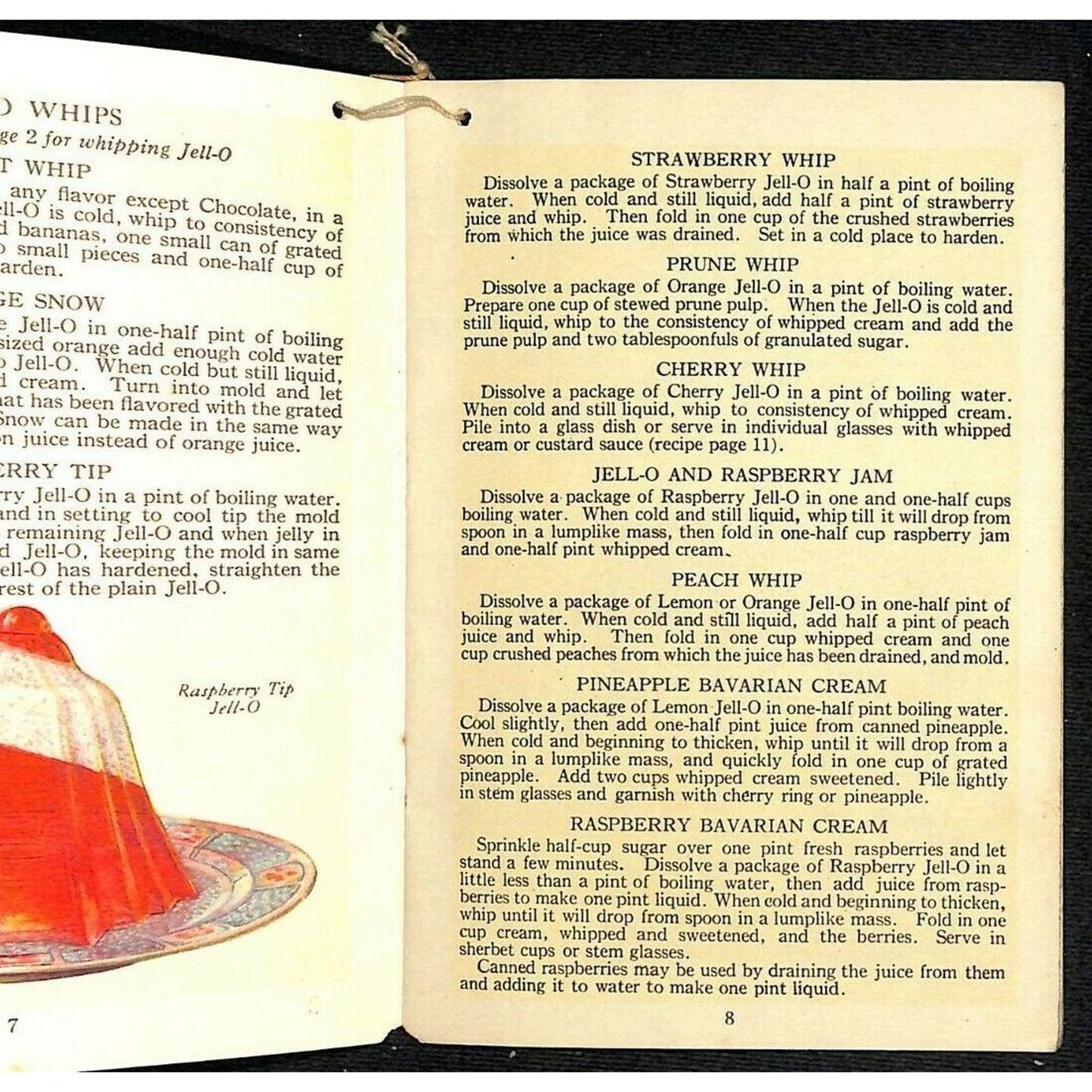 1924 Jell-O Dessert Recipe Booklet 18pp.