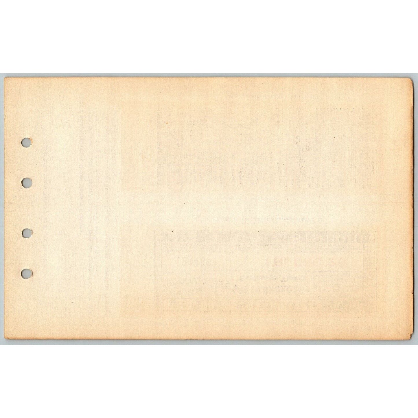 Philadelphia Rapid Transit c1945 Page from Bus Subway Ticket Sample Book (0073)