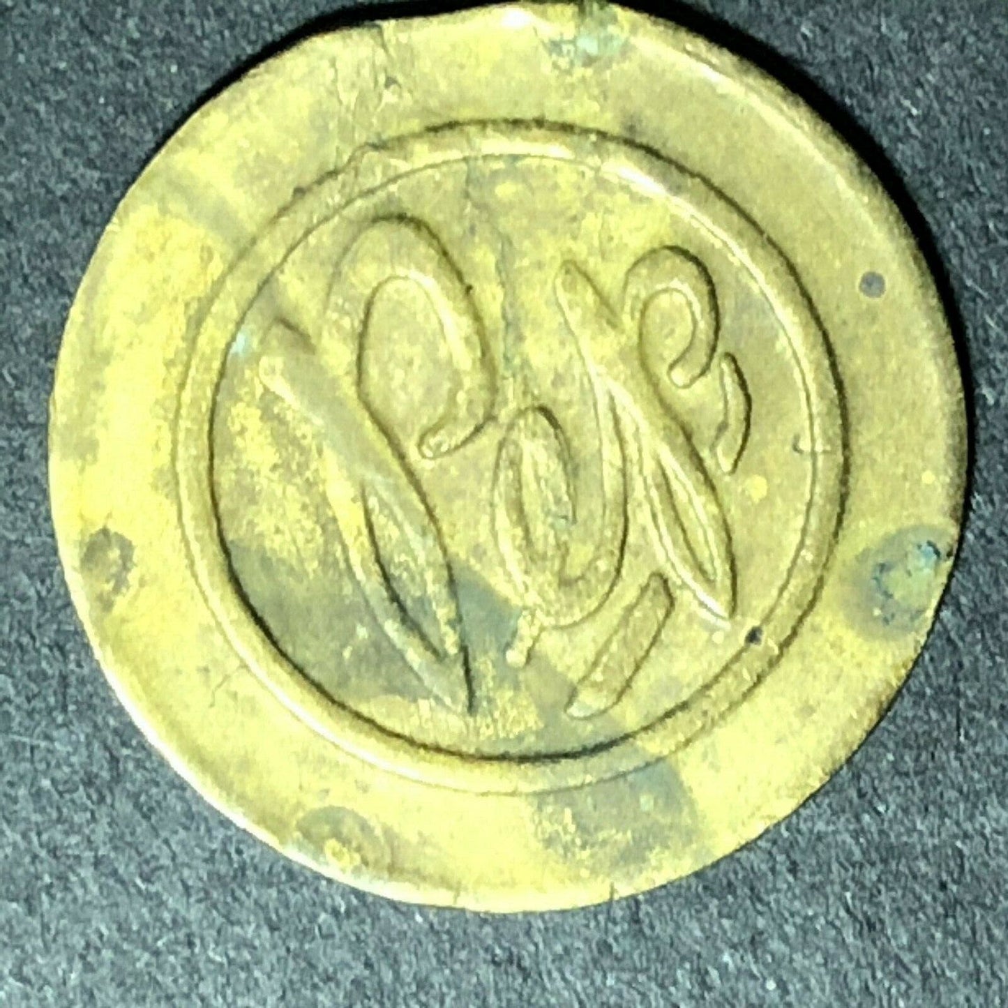Scarce 19mm Doble Cola Brass Token