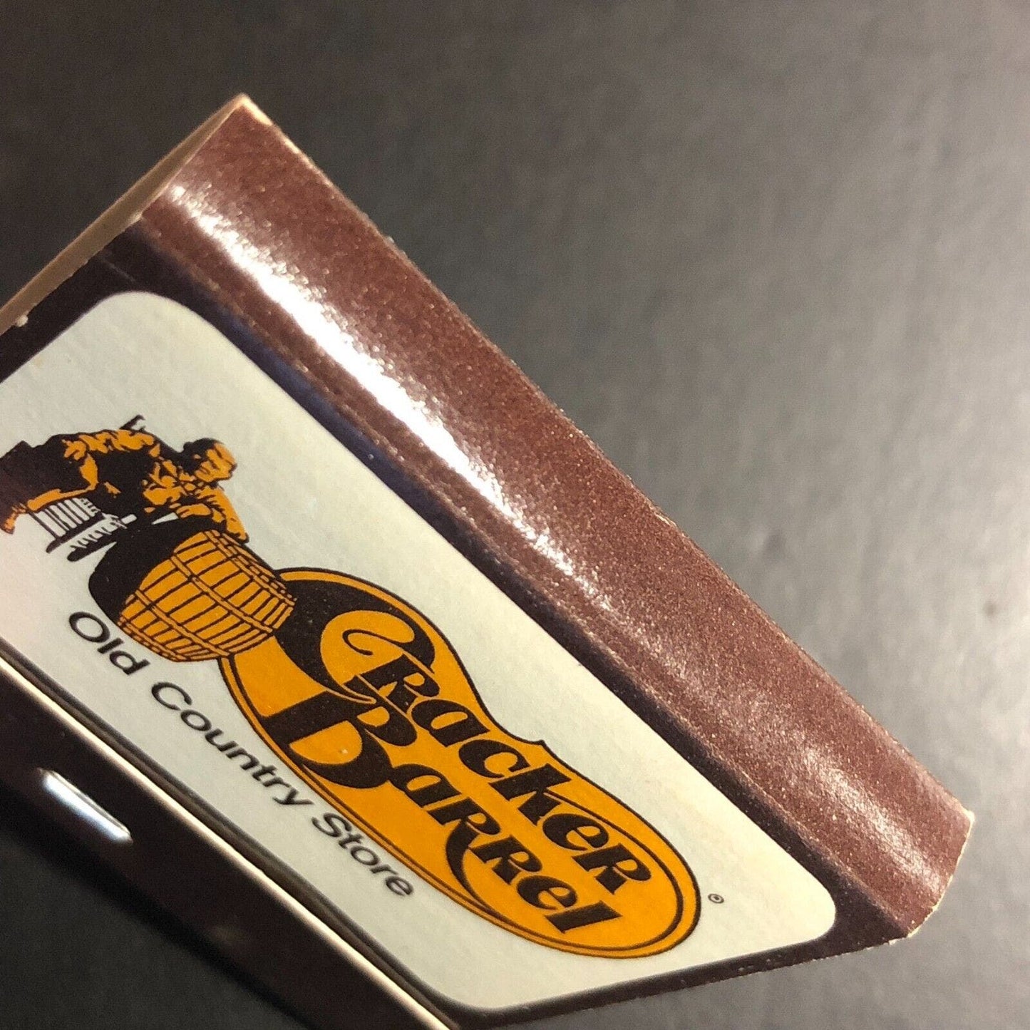 Cracker Barrel Restaurant Tennessee Locations Full Matchbook c1974-84