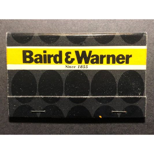 Baird & Warner Real Estate Full Matchbook c1975-85 VGC Scarce