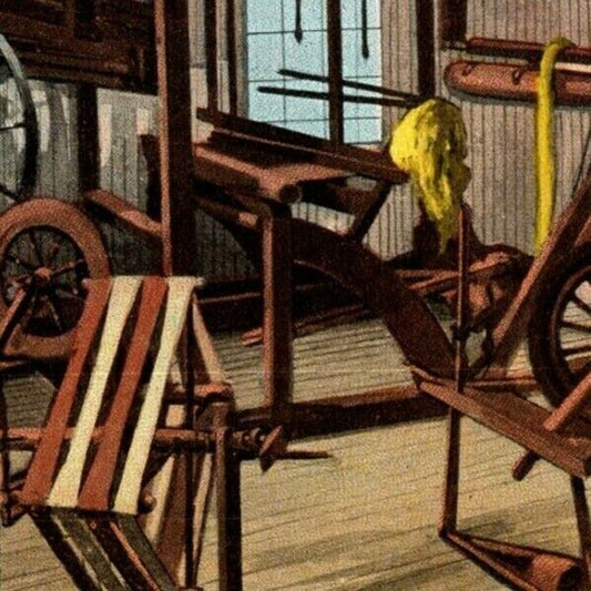 Martha Washington's Spinning Room, Mount Vernon, VA - Vintage Postcard - NP