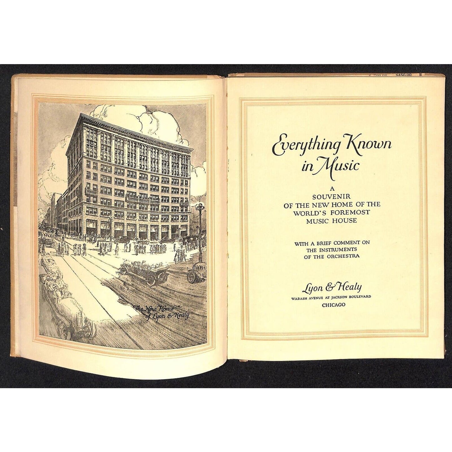 Lyon & Healy Robert Blum "Everything Known in Music" 1916 HC 60pp VGC Scarce