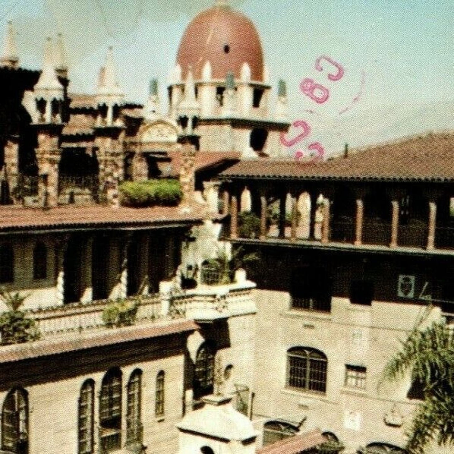 Vintage Postcard - Mission Inn Riverside, California