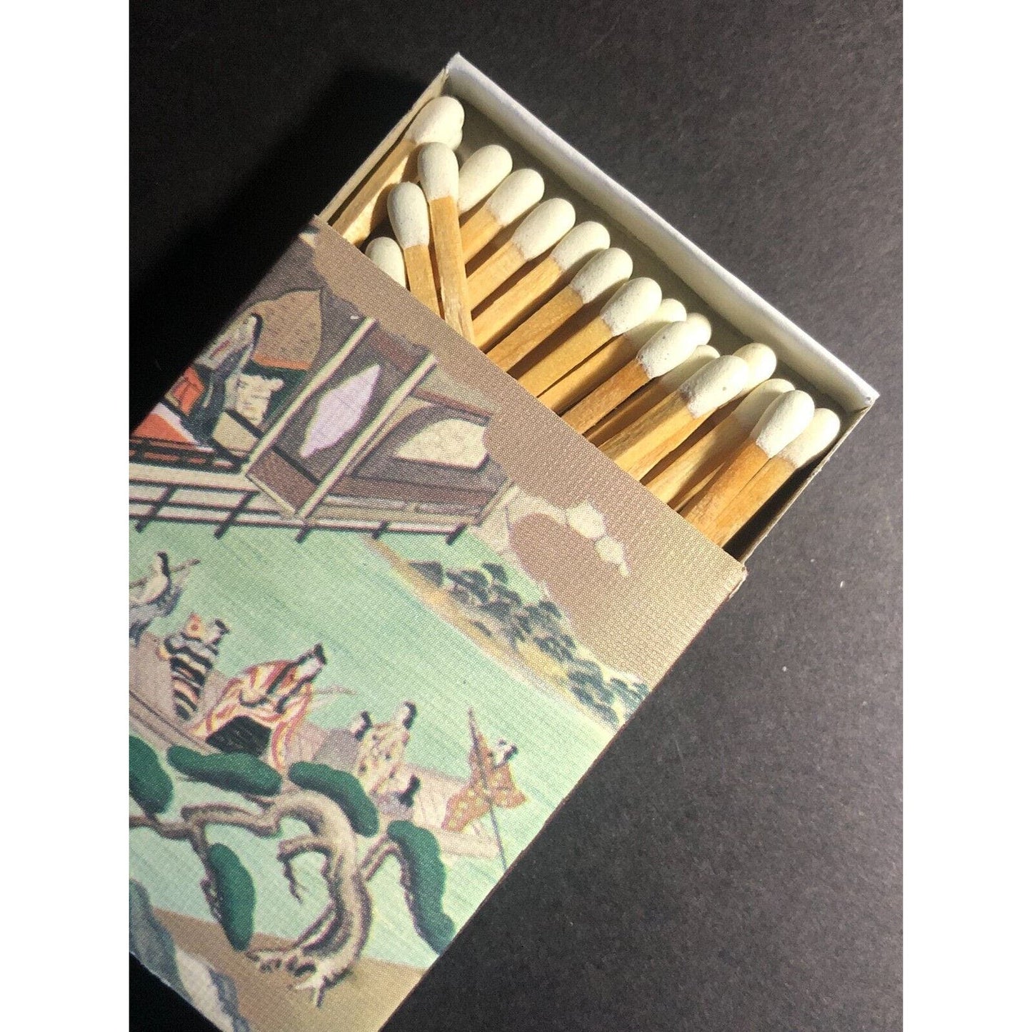 Japanese Outdoor Scene Art c1960's AKCO Co. Matchboxes / Matchbook NOS VGC #12