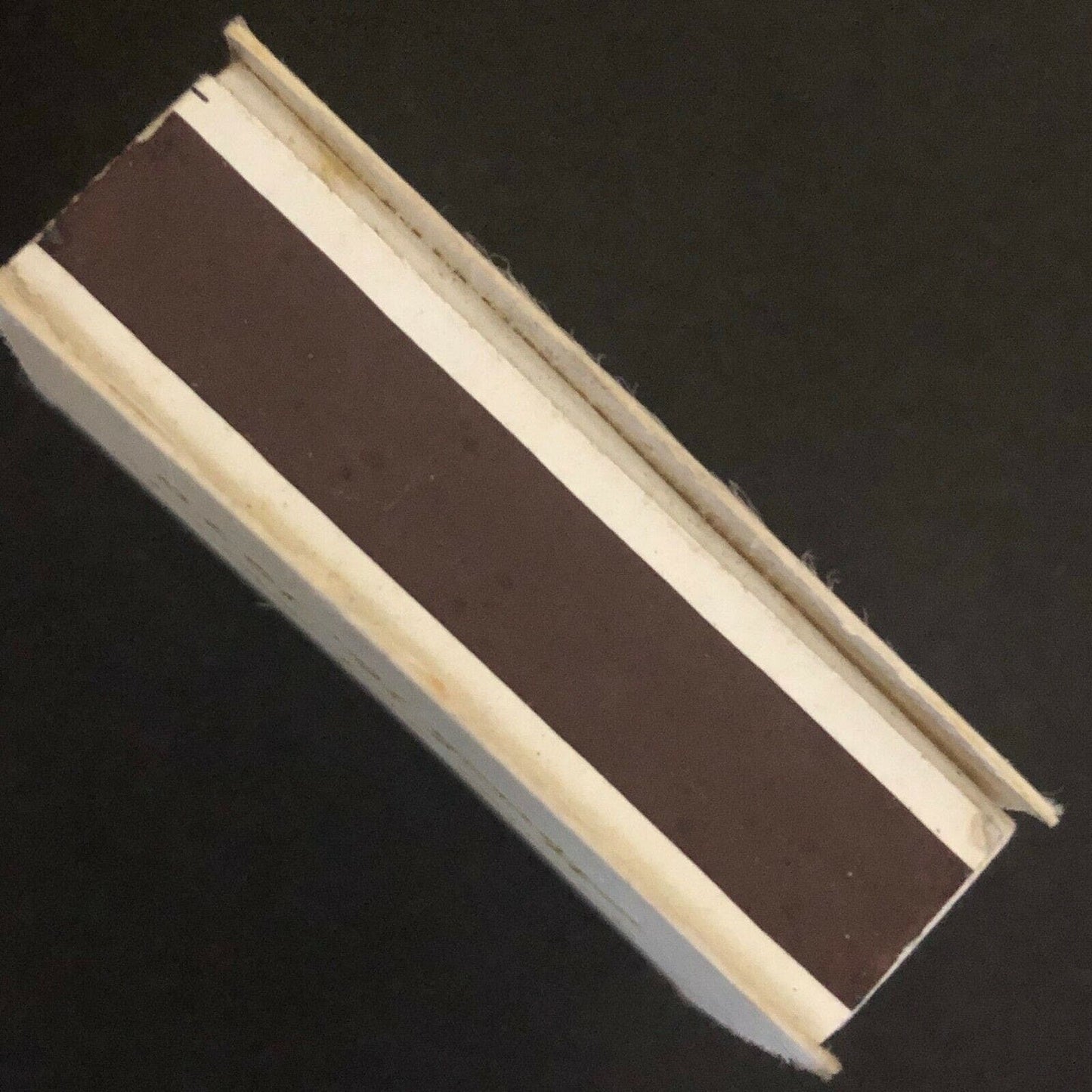 1979 Wooden Matchbox / Matchbook - Dennis and Nicole Wedding "Book Style"