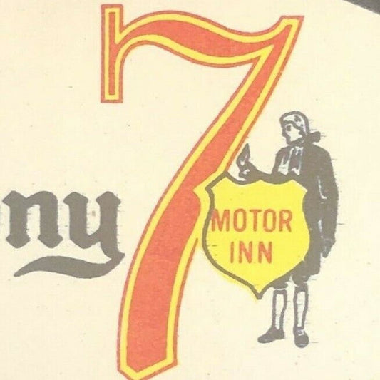 1970's Full Matchbook - "Colony 7 Motor Inn" Schrafft's Baltimore Washington Pky